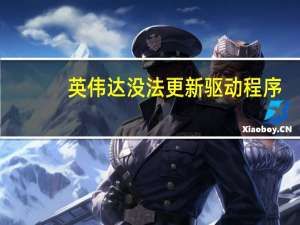 英伟达没法更新驱动程序