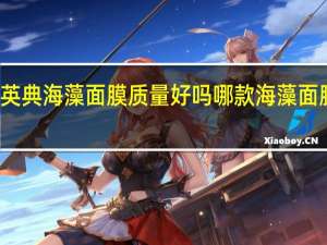 英典海藻面膜质量好吗 哪款海藻面膜好用