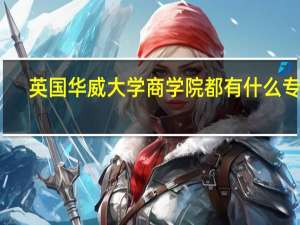 英国华威大学商学院都有什么专业