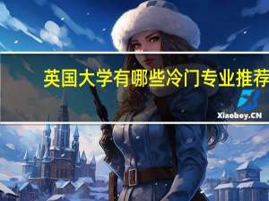 英国大学有哪些冷门专业推荐
