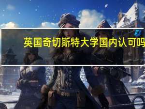 英国奇切斯特大学国内认可吗
