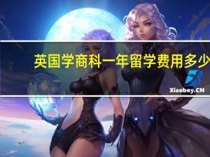 英国学商科一年留学费用多少