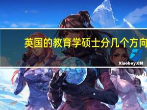 英国的教育学硕士分几个方向