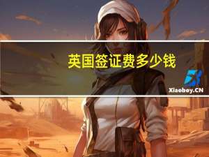 英国签证费多少钱