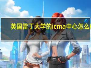 英国雷丁大学的icma中心怎么样