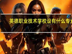 英德职业技术学校设有什么专业