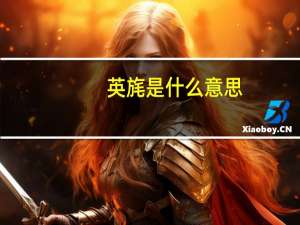 英旄是什么意思