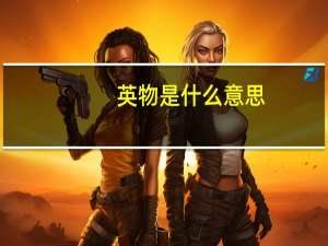 英物是什么意思