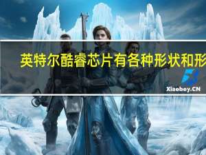 英特尔酷睿芯片有各种形状和形式