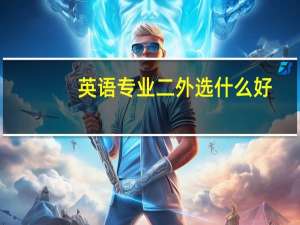 英语专业二外选什么好
