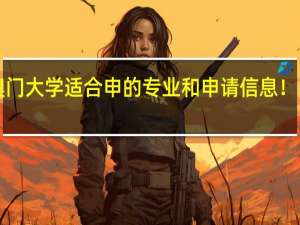 英语专业澳门留学之澳门大学适合申的专业和申请信息！月底截止！！英专生快来看！