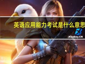 英语应用能力考试是什么意思
