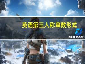 英语第三人称单数形式