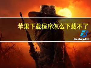 苹果下载程序怎么下载不了