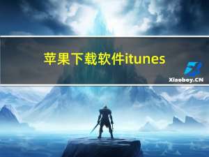 苹果下载软件itunes（苹果下载软件）