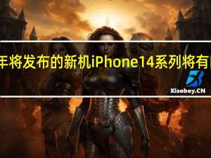 苹果今年将发布的新机iPhone14系列将有四款机型发布