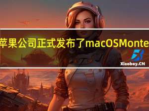 苹果公司正式发布了macOSMonterey12.5