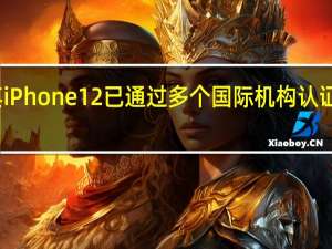 苹果公司称其iPhone12已通过多个国际机构认证符合全球辐射标准