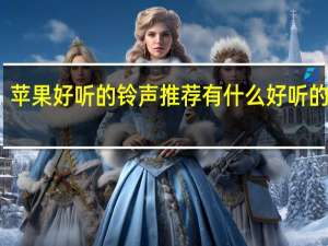 苹果好听的铃声推荐 有什么好听的铃声
