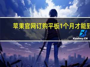 苹果官网订购平板1个月才能到（苹果ipad预订单用完）