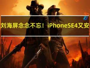 苹果对刘海屏念念不忘！iPhone SE 4又安排上了