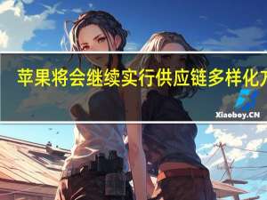 苹果将会继续实行供应链多样化方案