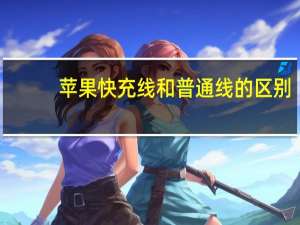 苹果快充线和普通线的区别