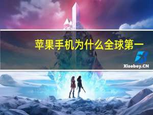 苹果手机为什么全球第一