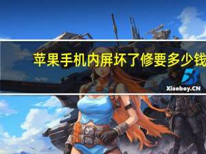 苹果手机内屏坏了修要多少钱
