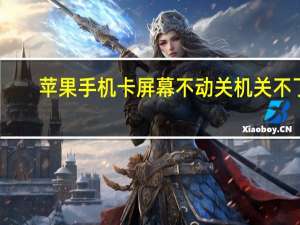 苹果手机卡屏幕不动关机关不了（苹果手机卡屏关不了机）