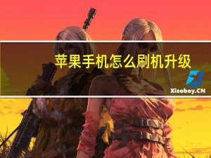 苹果手机怎么刷机升级（苹果手机怎么刷机）
