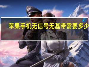 苹果手机无信号无基带需要多少钱（苹果手机无信号无服务）