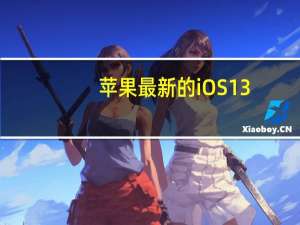 苹果最新的iOS13.3.1beta版本包括一个设置开关