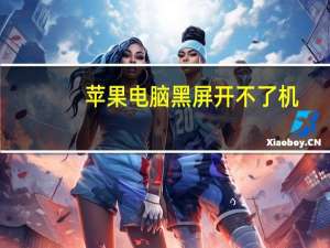 苹果电脑黑屏开不了机（电脑黑屏开不了机）
