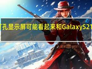 苹果的打孔显示屏可能看起来和GalaxyS21系列产品类似