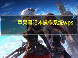 苹果笔记本操作系统wps（苹果笔记本操作系统）
