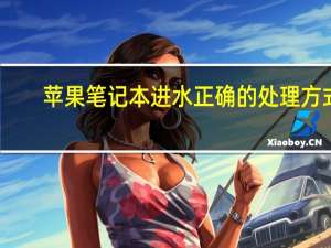 苹果笔记本进水正确的处理方式