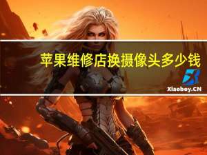 苹果维修店换摄像头多少钱