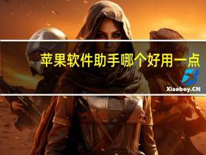 苹果软件助手哪个好用一点（苹果软件助手哪个好）