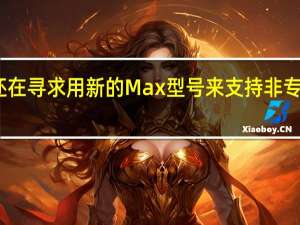 苹果还在寻求用新的Max型号来支持非专业产品阵容