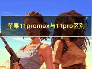 苹果11pro max与11pro 区别（苹果11pro与11pro max区别）