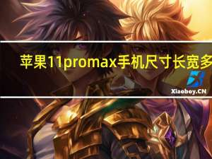 苹果11promax手机尺寸长宽多少（苹果11ProMax手机尺寸）