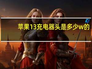 苹果13充电器头是多少w的