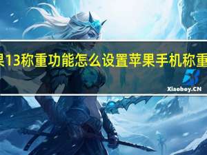 苹果13称重功能怎么设置 苹果手机称重功能在哪