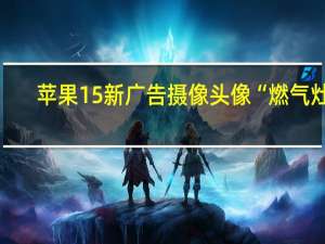 苹果15新广告摄像头像“燃气灶” ？苹果客服回应：非常重视将反馈