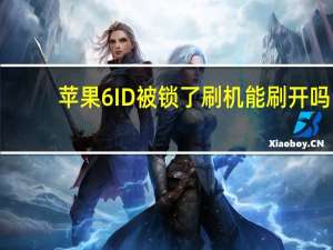 苹果6ID被锁了刷机能刷开吗