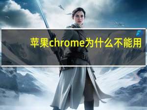苹果chrome为什么不能用