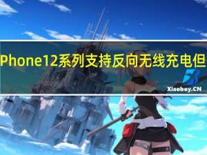 苹果iPhone12系列支持反向无线充电 但目前已禁用