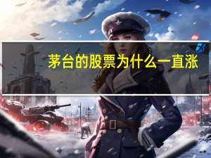 茅台的股票为什么一直涨