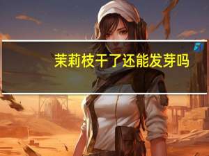 茉莉枝干了还能发芽吗